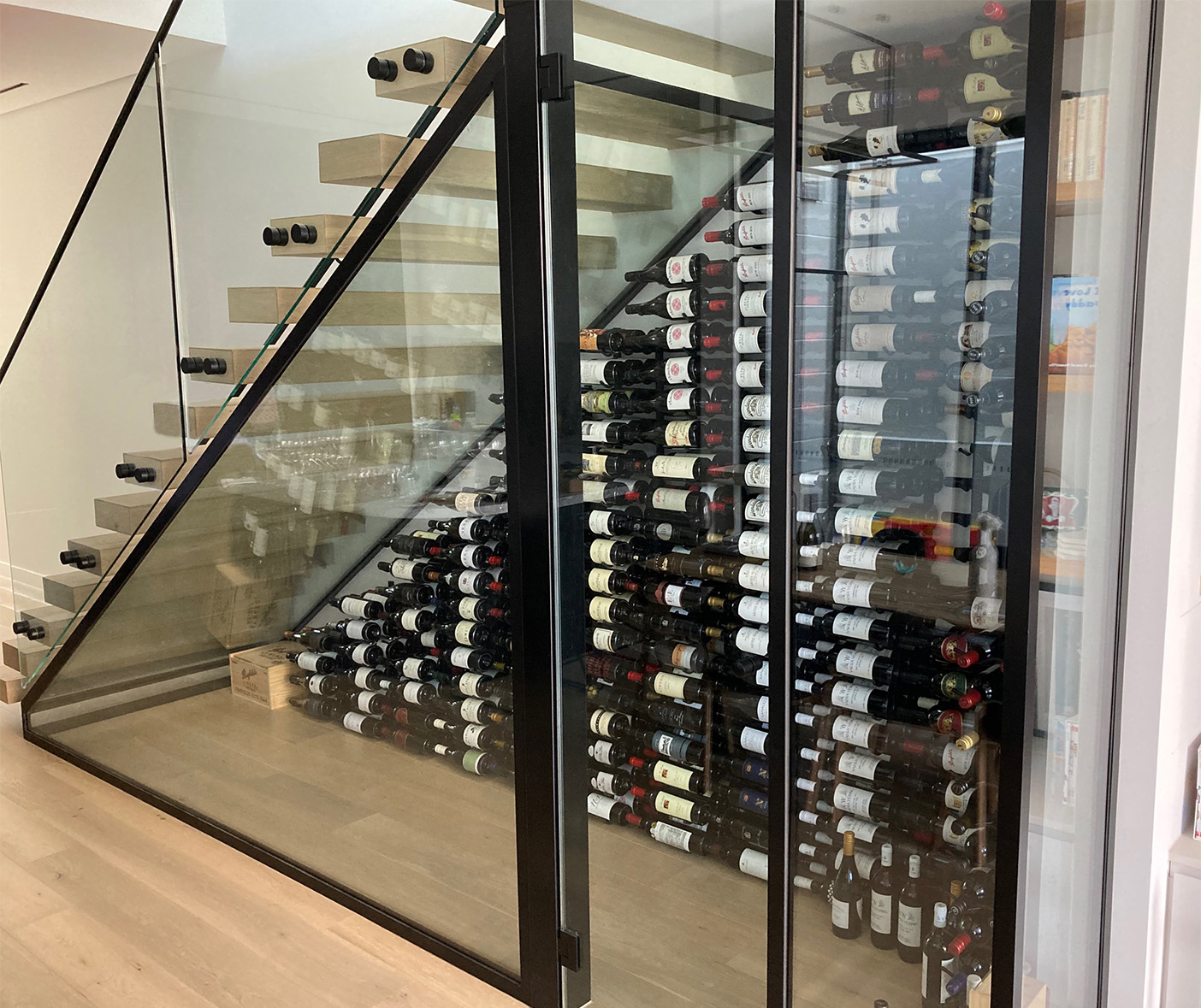 Under stair wine storage in Midland, TX